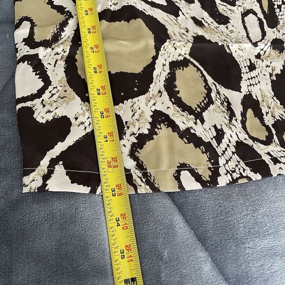 Vertigo Paris NWT Women Dress Size L Animal Print Shirt Chic Minimalism Basic - Picture 13 of 14